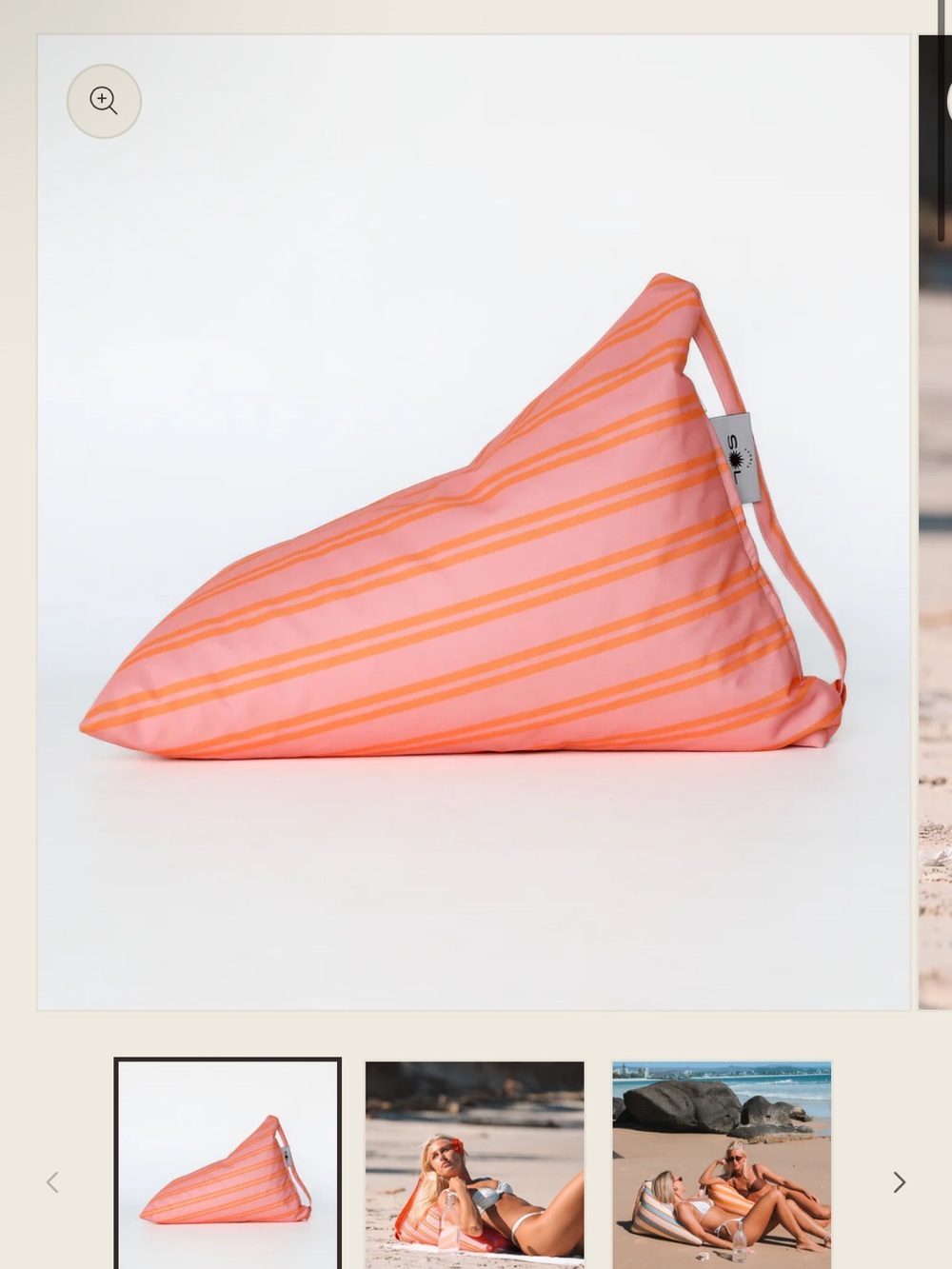 Sol Summer Beach Bean Bag